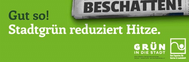 E-Mail-Abbinder Stadtgrün reduziert Hitze