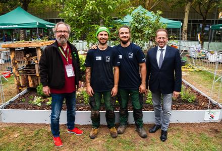 Sachsen 7. Platz beim Landschaftsgärtner-Cup